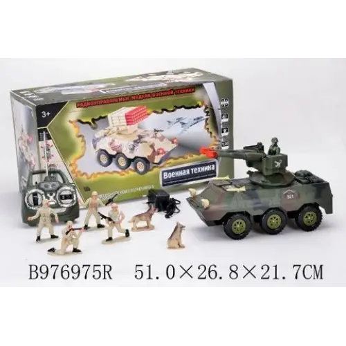 Танк з солдатами, муз.свет.кор.51 * 26,8 * 21,7