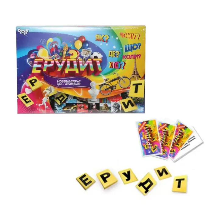 Настольная игра "Эрудит" (укр)