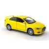 Машинка KINSMART "Mitsubishi Lancer Evolution X" (жовта)