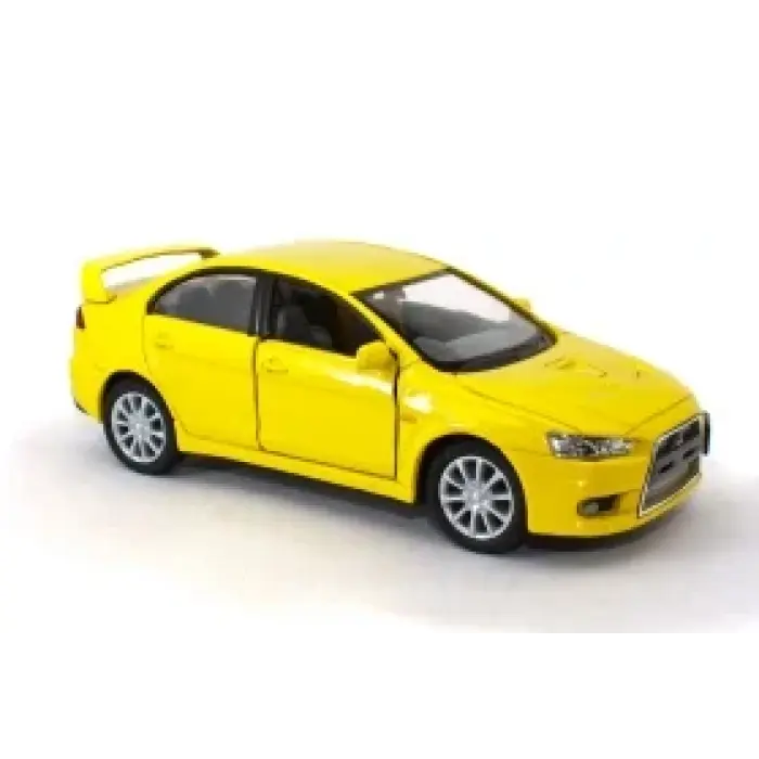 Машинка KINSMART "Mitsubishi Lancer Evolution X" (жовта)