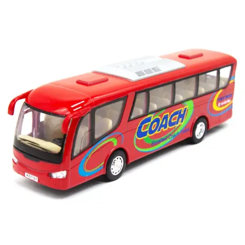 Інерційний автобус "Coach" (червоний)