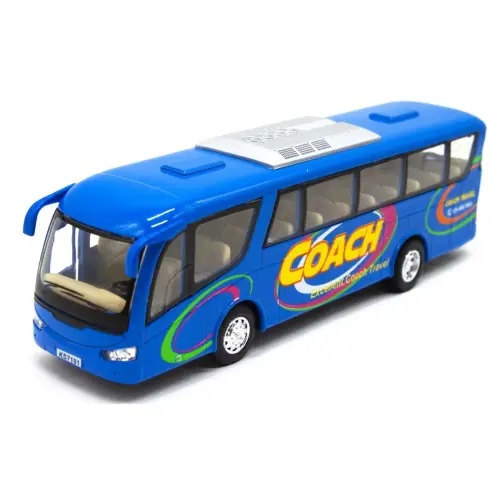 Инерционный автобус "Coach" (синий)