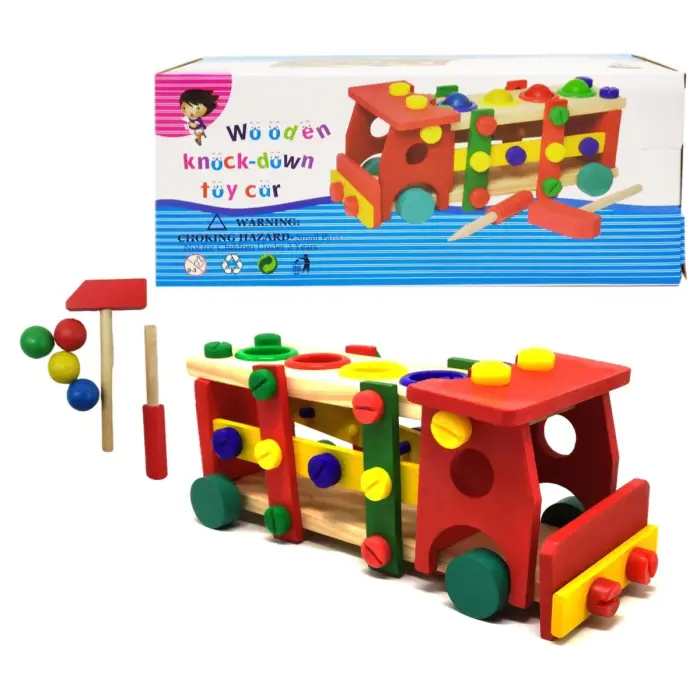 Конструктор машинка "Wooden Toy Car"