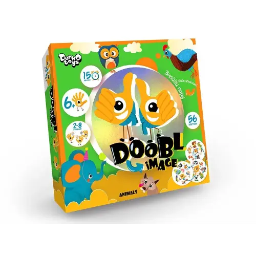 Настільна гра "Doobl image: Animals" укр