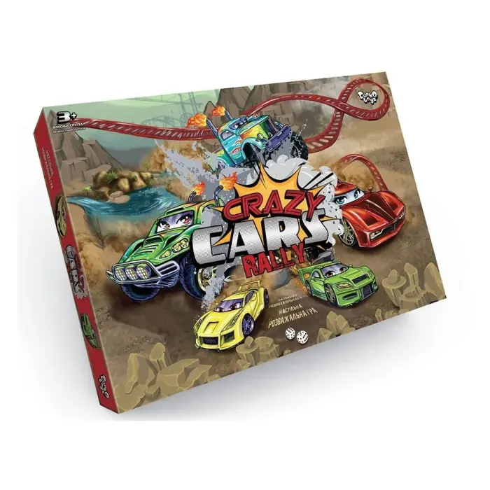 Настольная развлекательная игра "Crazy Cars Rally"