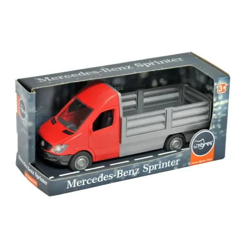 Машинка бортова "Mercedes-Benz Sprinter", червоний