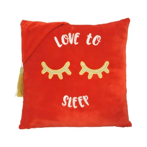 Плюшева подушка "Love to sleep"