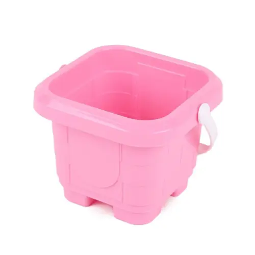 Пластикове відерце, рожеве