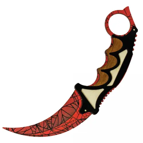 Нож Керамбит из CS GO (Crimson web)