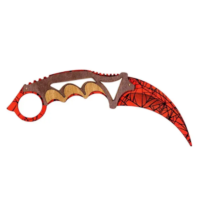Нож Керамбит из CS GO (Crimson web)