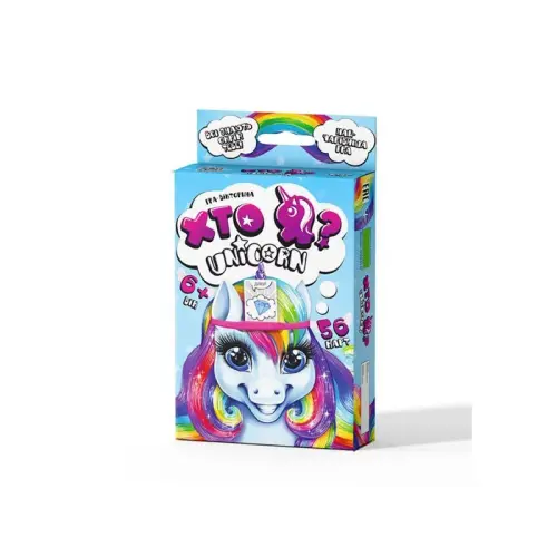 Настільна гра-вікторина "Хто Я? Unicorn", укр