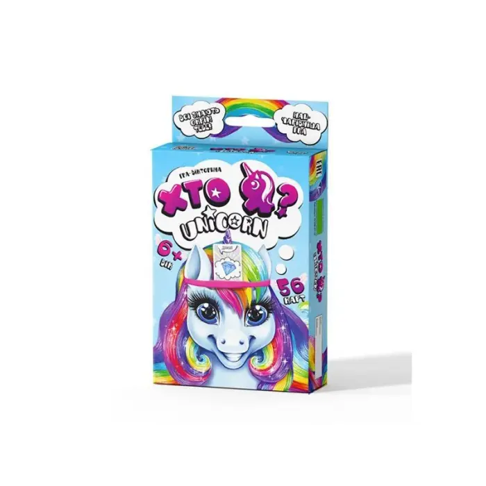 Настільна гра-вікторина "Хто Я? Unicorn", укр