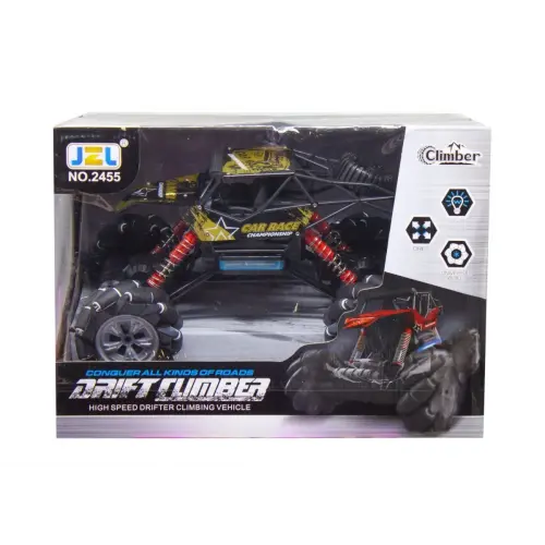 Уцінка. Машинка на радіоуправлінні "Drift Climber" на роликових колеса (червона) - немає працює електроніка, пошкоджена упаковка