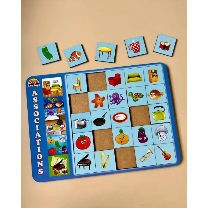 Деревянная игра "Ассоциации"
