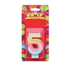 Свеча декоративная "Цифра 5"