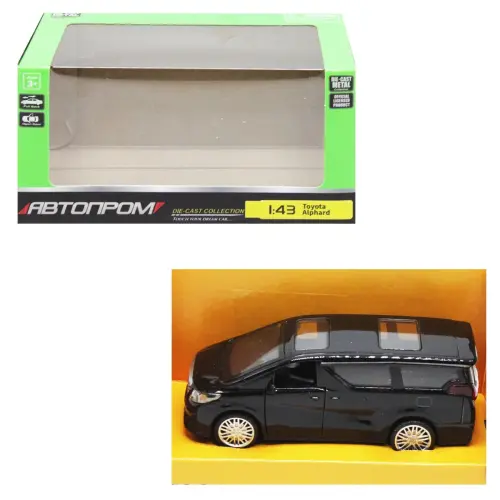 Машина АВТОПРОМ "Toyota Alphard", черный
