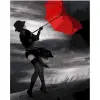 Картина за номерами "Червона парасолька"