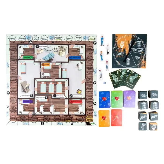 Настольная игра "Doctoring - соревнование врачей" (укр)