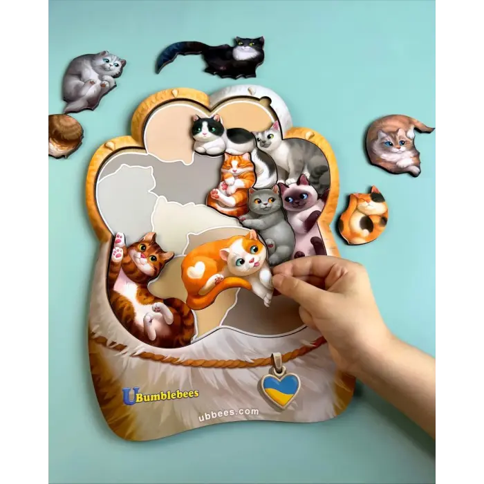 Пазл "Котики-муркотики"