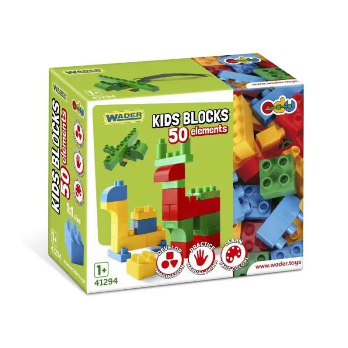 Конструктор "Kids Blocks", 50 елем.