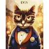Картина за номерами "Котик Мер ©Маріанна Пащук" ★★★