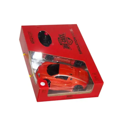 Уцінка МАШИНА "BUGATTI" НА РАДІОУПРАВЛІННІ JT TOYS (JT0133) порвана слюда, працює від батарейок