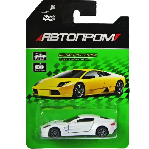 Уценка. Машина металлическая Aston Martin белая - Повреждена слюда