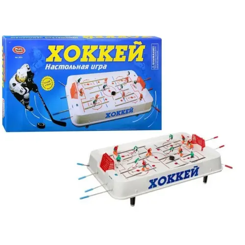 Уценка. Настольная игра "Хоккей" - нет шайбы и поломаны несколько крепижей игроков