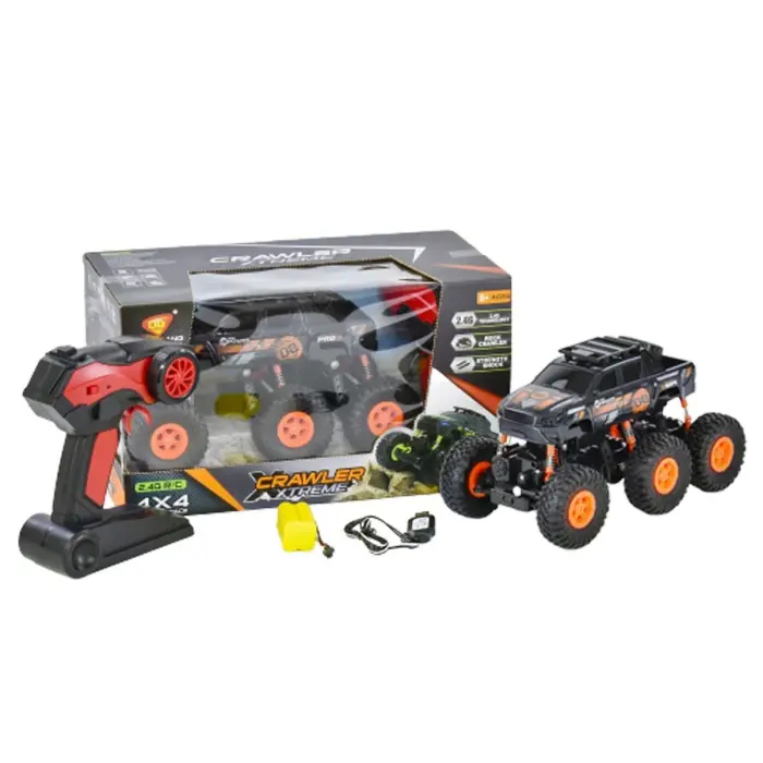 Уцінка. Машинка на радіоуправлінні "Crawler Xtreme 4х4" (чорно-помаранчевий) - тріснутий і відірваний блістер