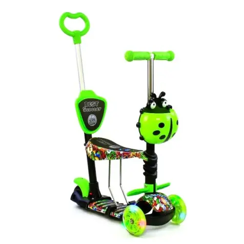 Уцiнка. Самокат 5 в 1 Best Scooter - немає ручки та керма