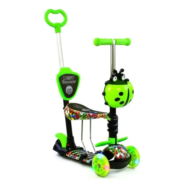 Уцiнка. Самокат 5 в 1 Best Scooter - немає ручки та керма