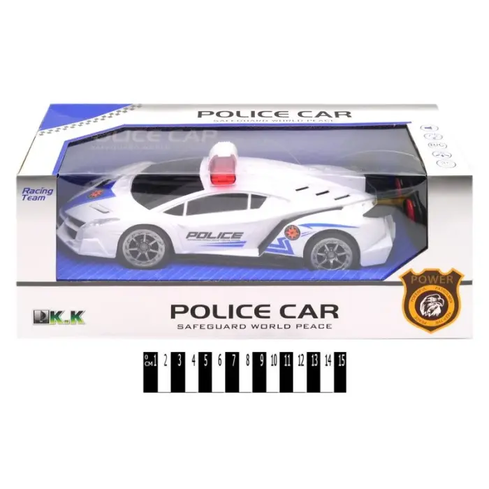 Уценка. Машина на радиоуправлении "Lamborghini" Полиция - не поворачивает