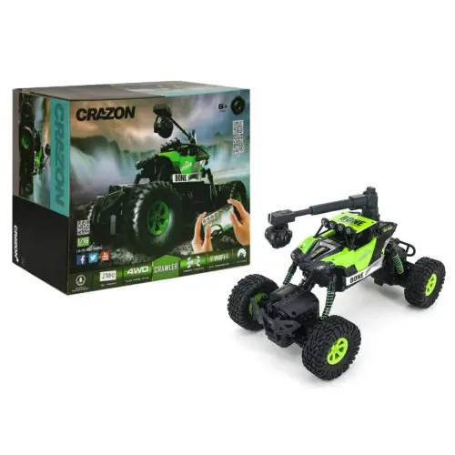 Уценка. Автомобиль-амфибия "Crazon Crawler" с камерой (зеленый) - не работает камера , плохое управление