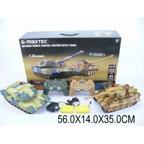 Уцінка. Р / У Танкові бої, 2 шт., Аккум., Світло, в кор. 56х14х35 / 6 / - Пошкоджена упаковка
