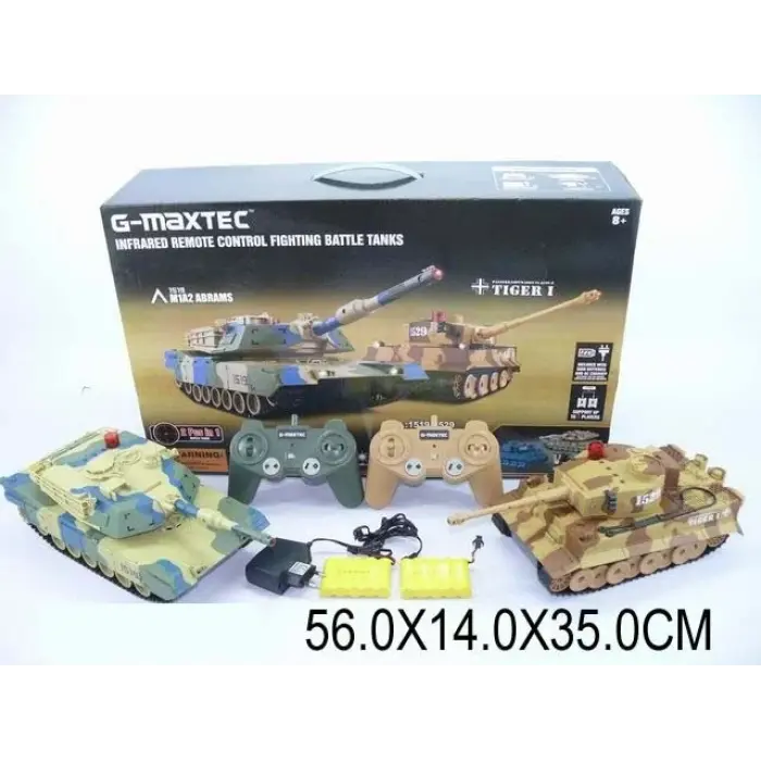 Уцінка. Р / У Танкові бої, 2 шт., Аккум., Світло, в кор. 56х14х35 / 6 / - Пошкоджена упаковка