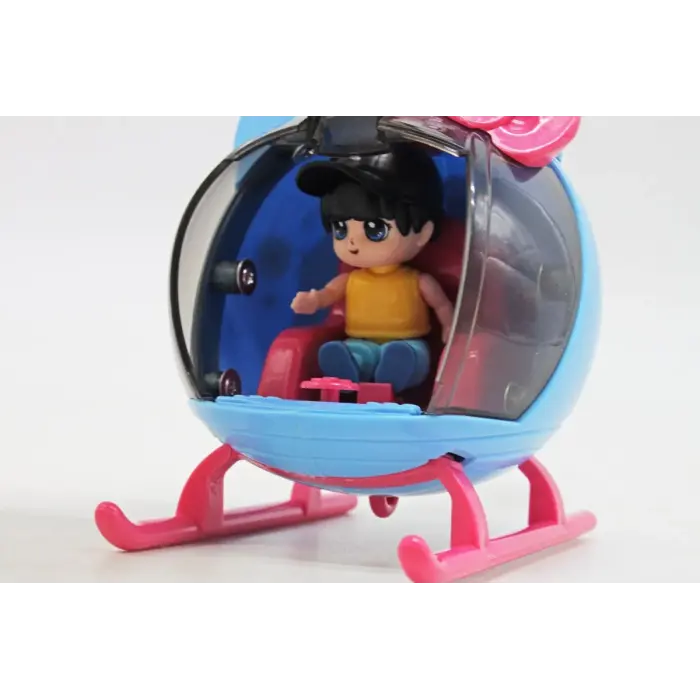 Вертолет с куклой "Little Pilot" (голубой)