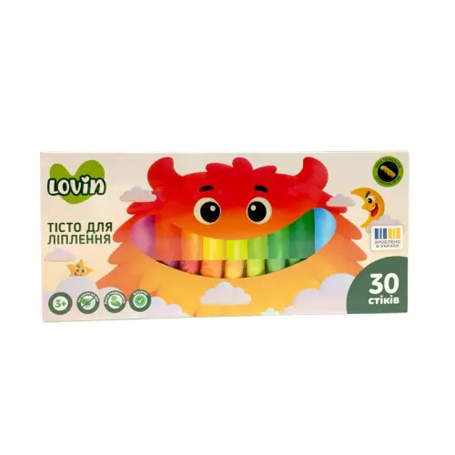 Набор теста для лепки "Color Dough" (30 шт)