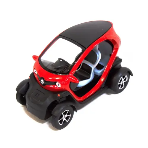 Уценка. Машинка KINSFUN "Renault Twizy" (красная) - Нет резины на одном колесе