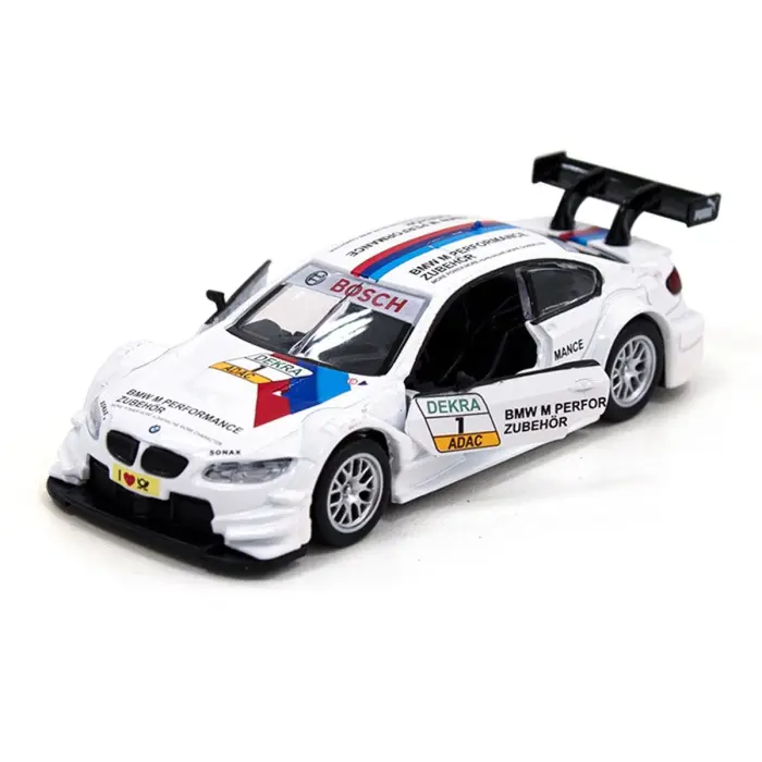 Металлическая машинка "BMW M3 DTM" (белая)