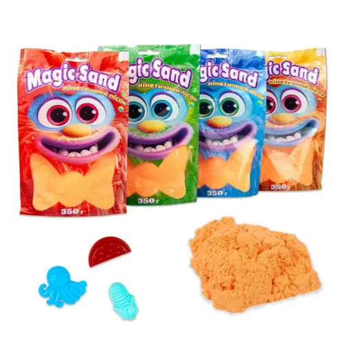 Кинетический песок "Magic Sand", 350 г (оранжевый)