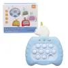 Уценка. Электронная игра "Finger Press Pop-It Console: Единорог" (голубой) НЕ ИДЕТ ДАЛЬШЕ ПЕРВОГО УРОВНЯ