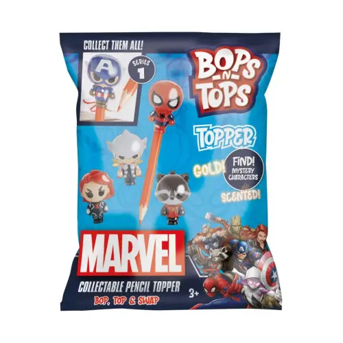 Фігурка-топпер для олівця "Bops n tops: Marvel"