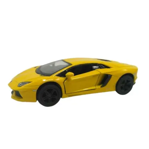 Уценка. Машинка KINSMART "Lamborghini Aventador LP 700-4" (желтая) Поврежденая упаковка