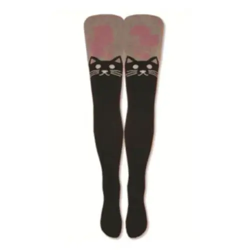 Колготки с имитацией чулок "Котики" (one size), 20 den