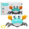 Уцінка. Заводна іграшка "Cute crab" (бірюзовий) Іграшка не заводиться, але ходить якщо тягнути за повідок