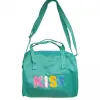 Уцінка. Сумка дитяча "Kiss", 23х26 см (бірюзова) бруд на сумці (не сильно)