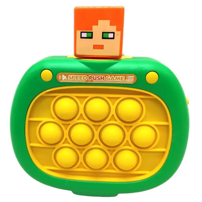 Уценка. Электронная игра "Fast Push: Алекс Minecraft" (зеленый) - Не работает электроника