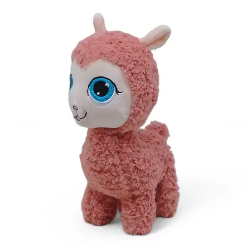 Мʼяка іграшка "Лама Ната", кучерява, 27 см