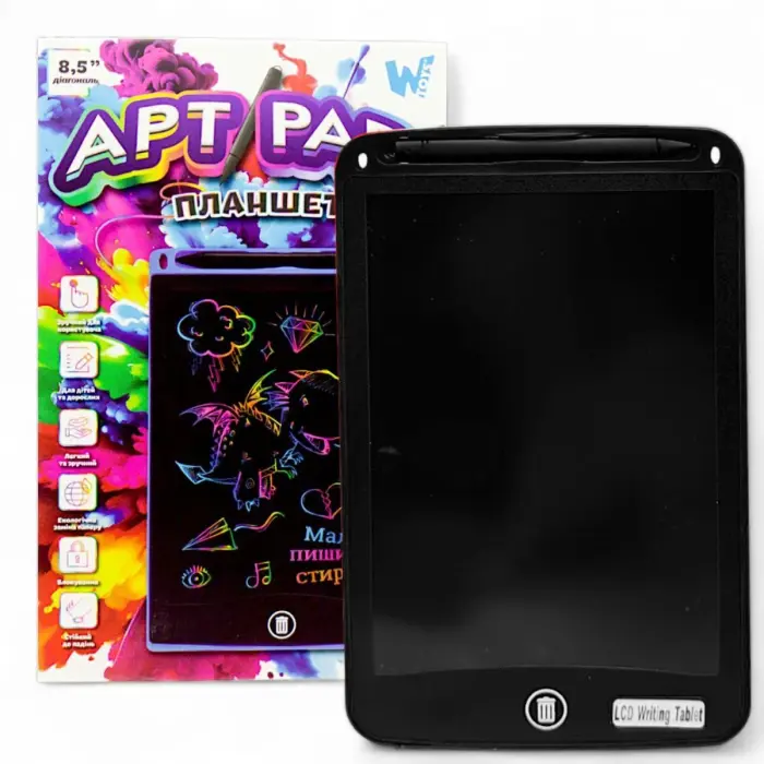 Уцінка. Планшет для малювання "LCD Tablet" (8,5"), чорний немає стілуса