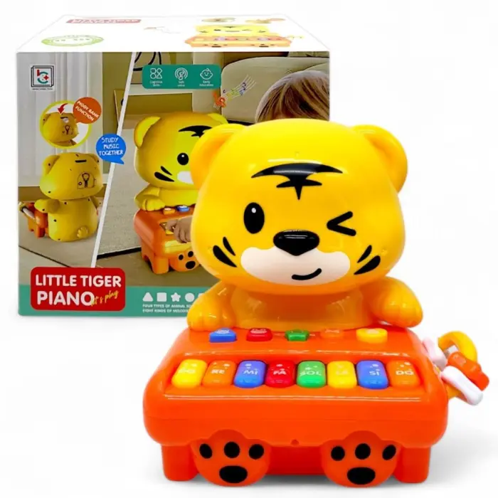 Уценка. Интерактивная игрушка "Little Tiger Piano" (23 см) - Повреждена упаковка